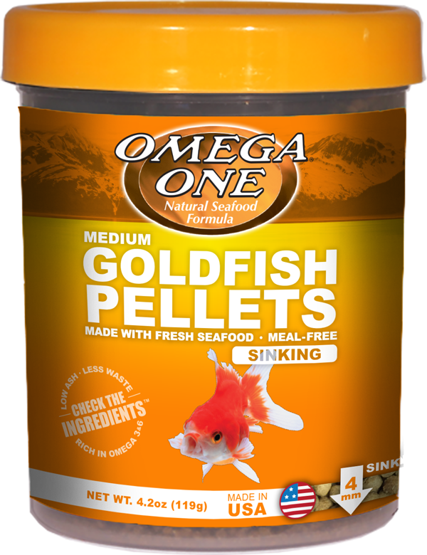 Omega One Goldfish Pellets Container