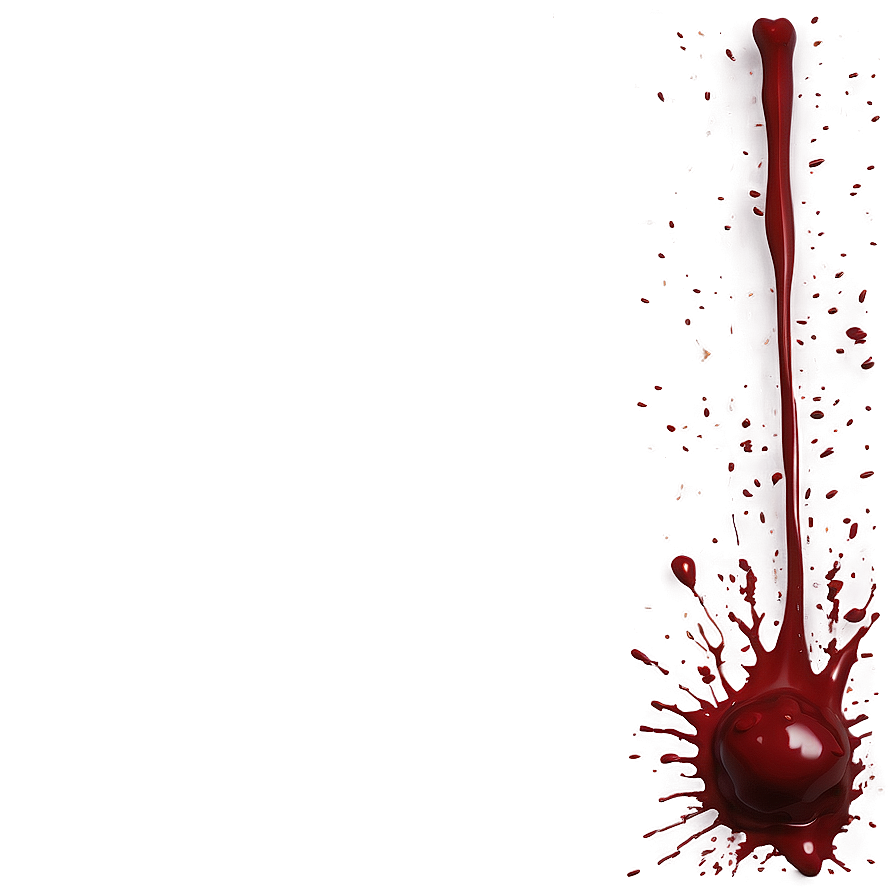 Ominous Red Blood Splatter Png 06132024