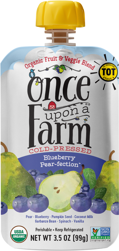 Once Upon A Farm Blueberry Pearfection Organic Blend