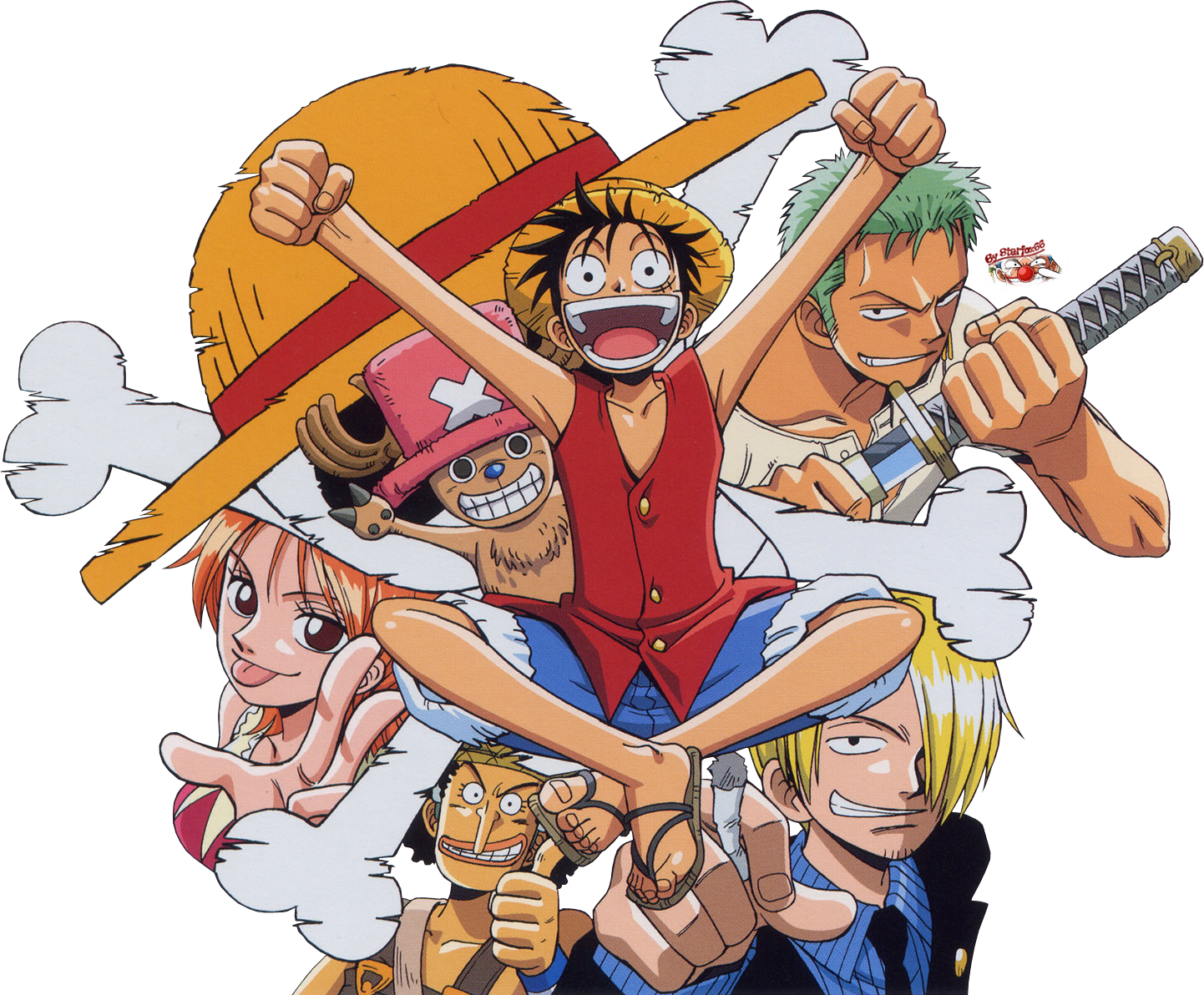 One Piece Anime Characters Sanjiand Crew