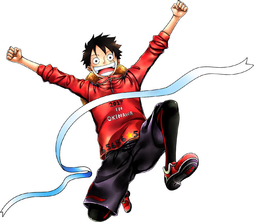 One Piece Luffy Celebratory Pose