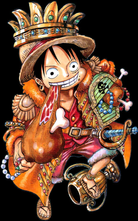 One Piece Luffy Treasure King