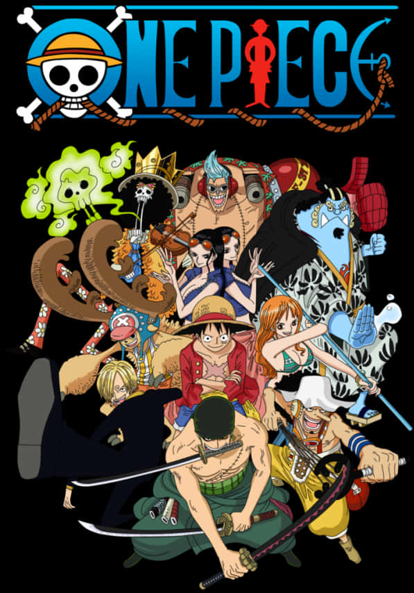 One Piece Straw Hat Pirates Illustration