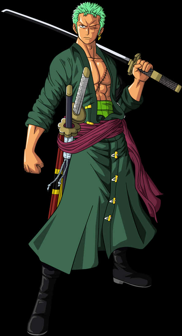 One Piece Zoro With Sword