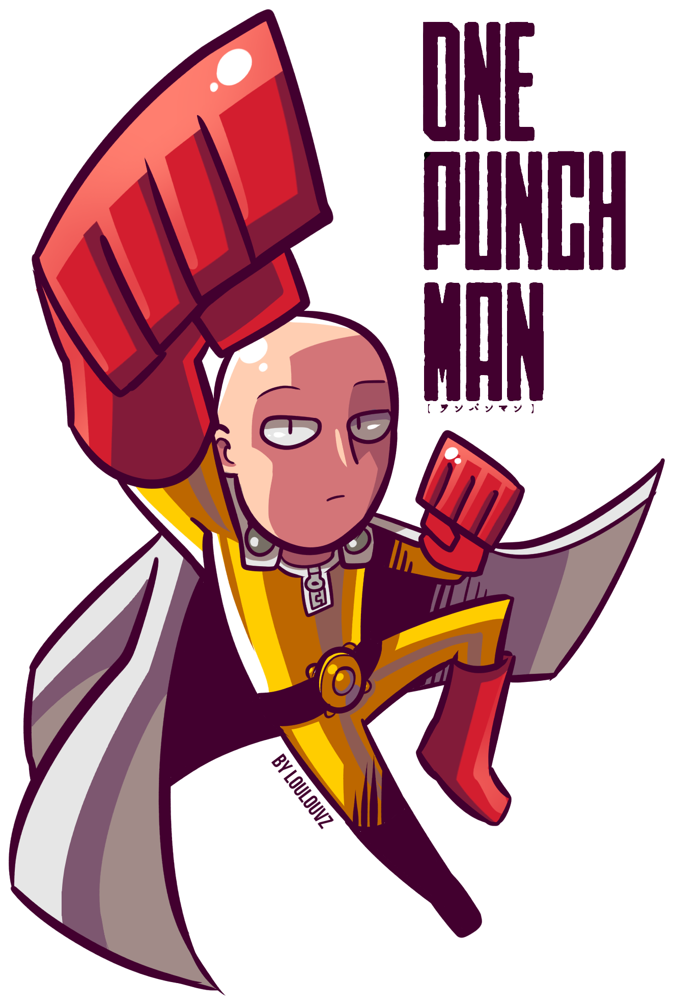 One Punch Man Anime Character Art