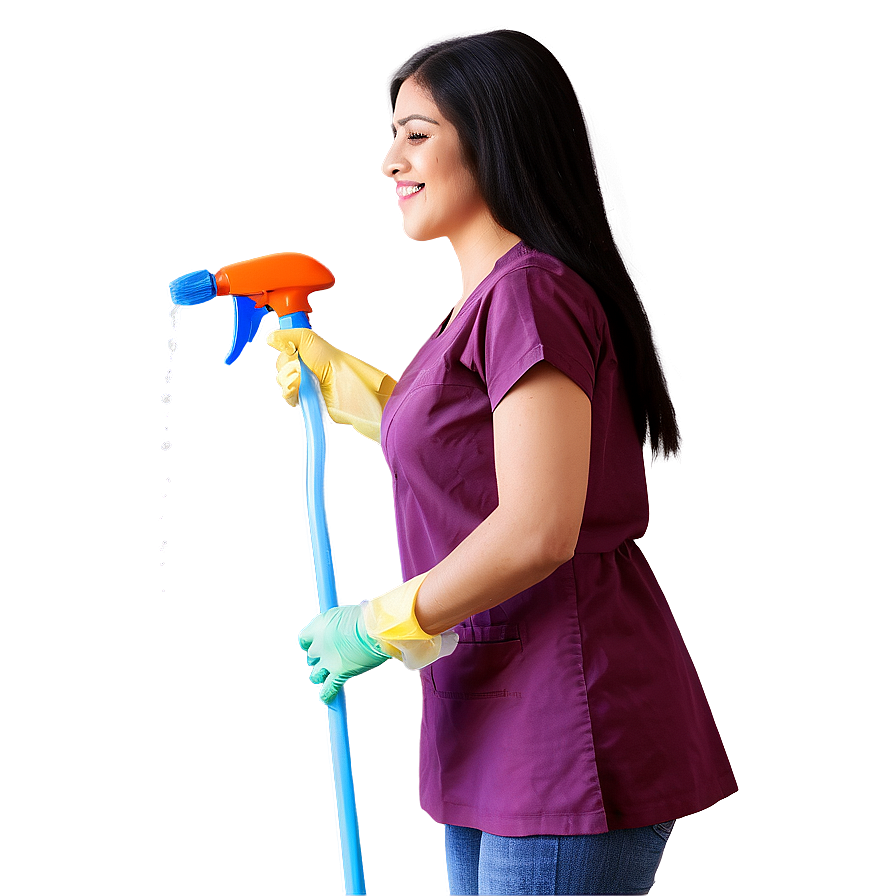 One-time Deep Clean Lady Png 06292024