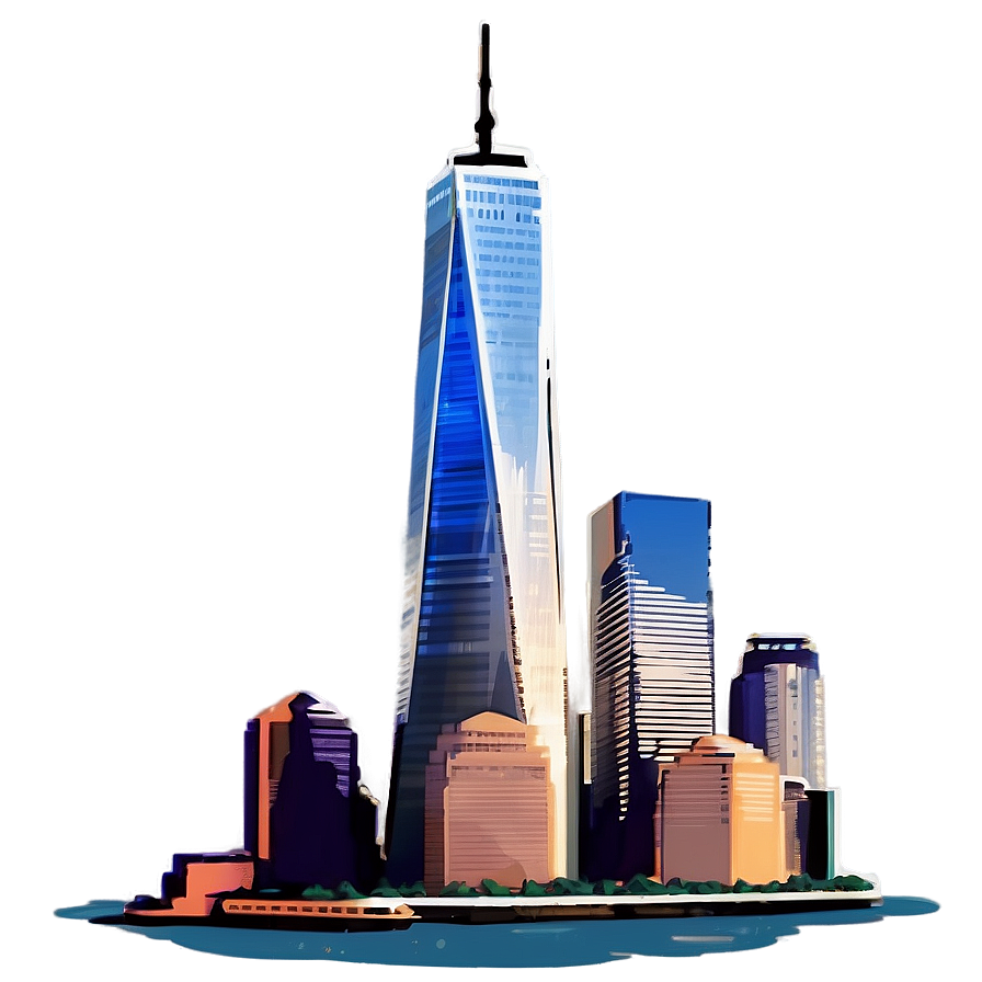 One World Trade Center Illustration Png Hiu68