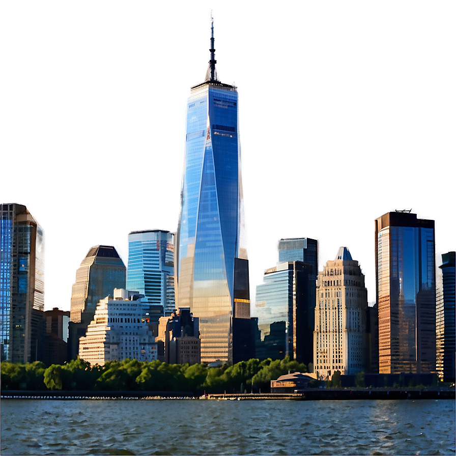 One World Trade Center Panoramic View Png Ets44