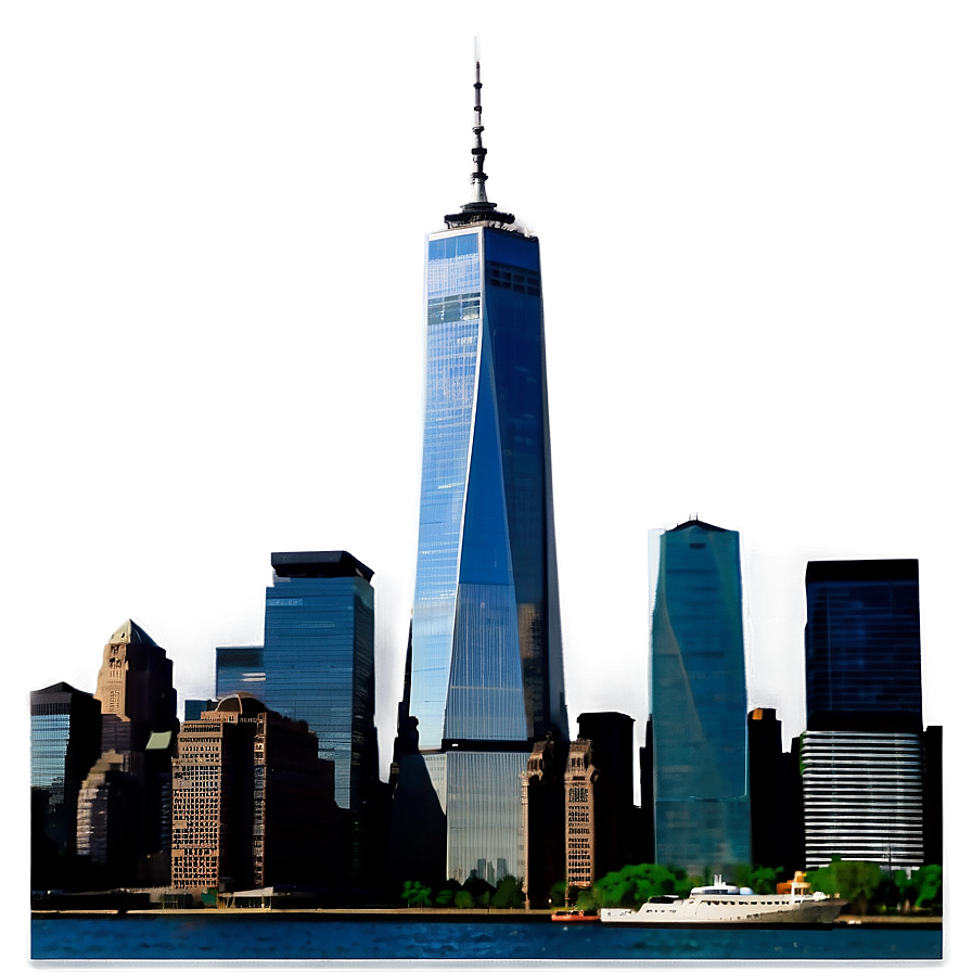 One World Trade Center Skyline Png 06252024