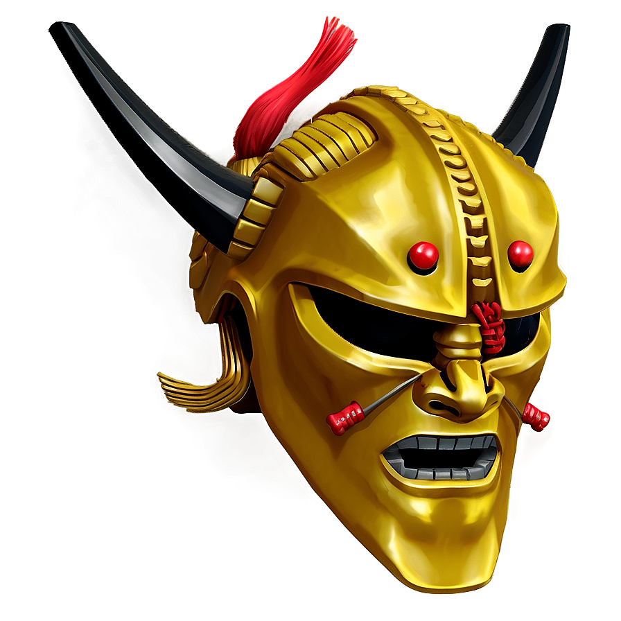 Oni Samurai Helmet Png Sgt83