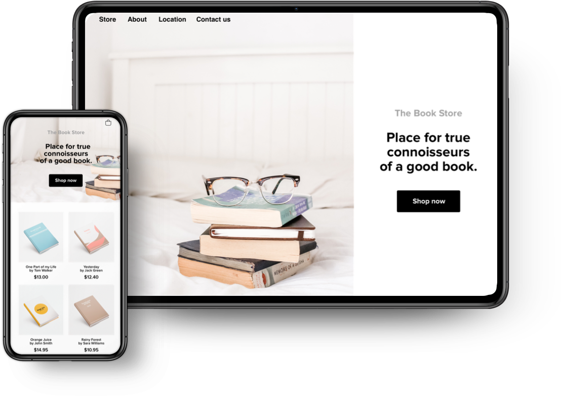 Online Bookstore Responsive Design