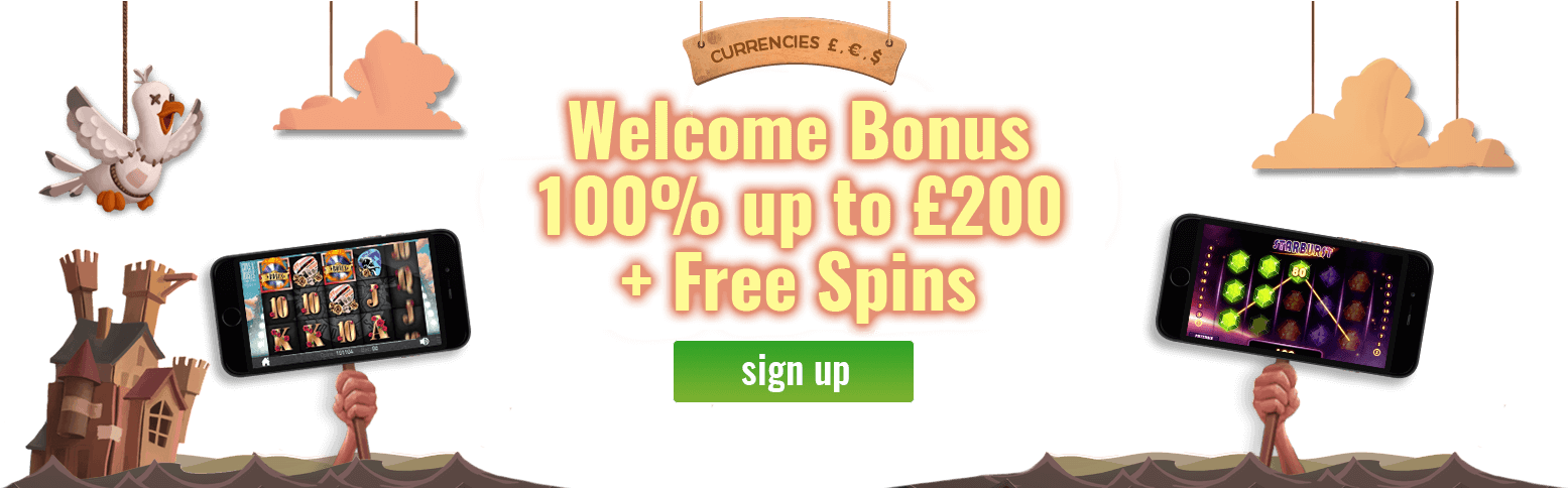 Online Casino Welcome Bonus Banner