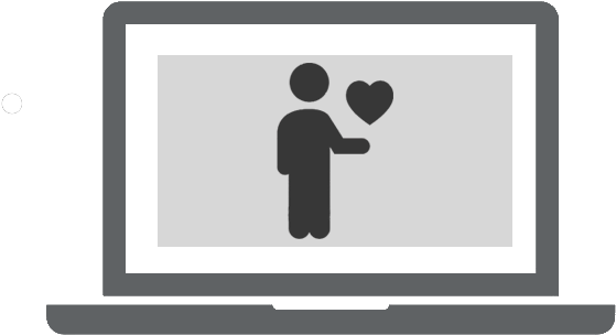 Online Love Icon