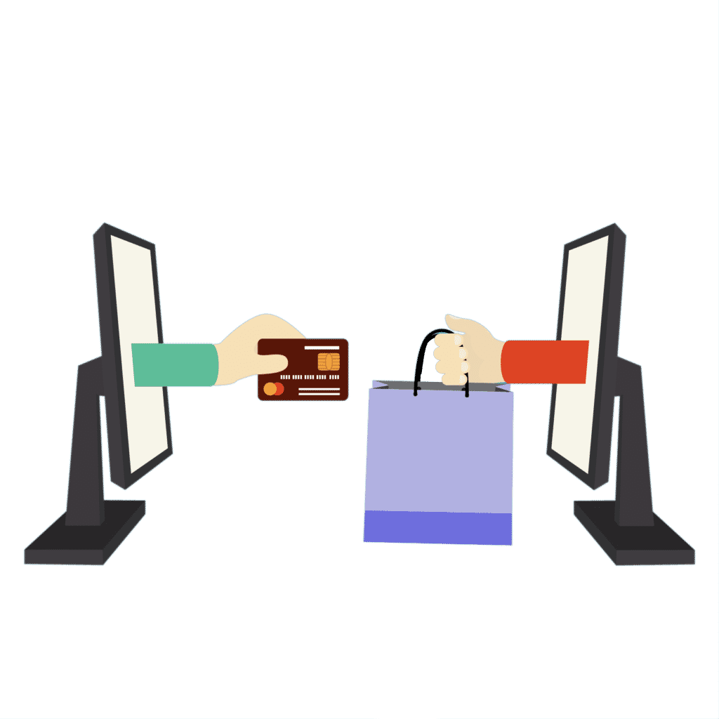 Online Payment Transaction Illustration