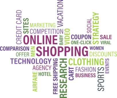 Online Shopping Word Cloud