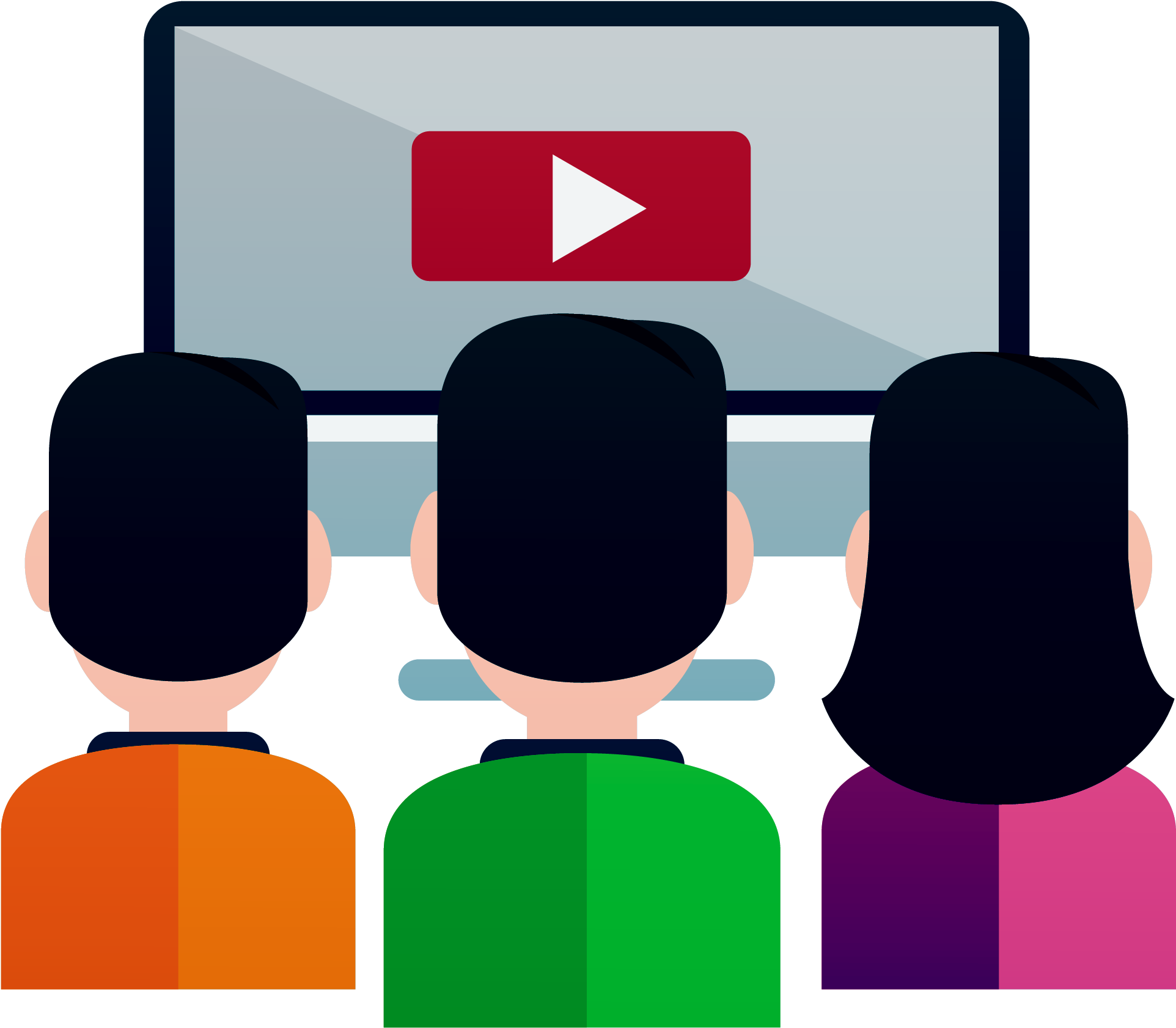 Online Video Streaming Viewers Icon