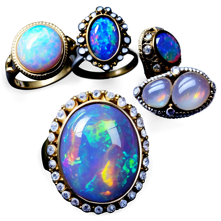 Opal Dream Rings Png 06122024