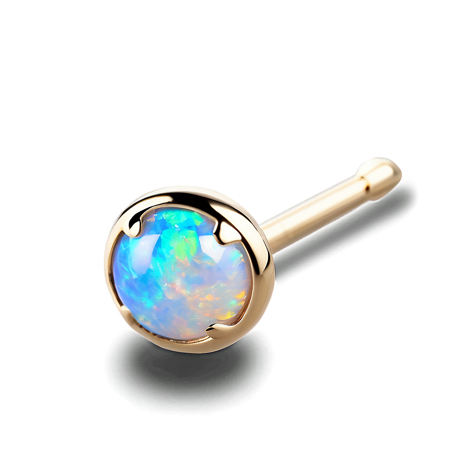 Opal Nose Stud Image Png 06272024