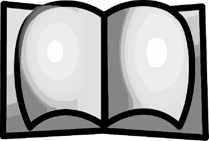 Open Book Clipart Vector