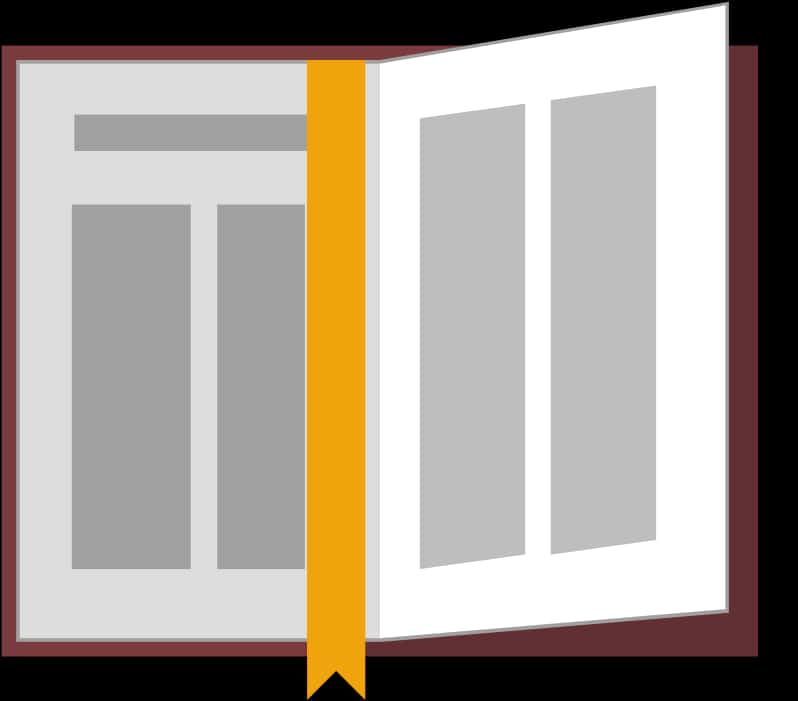 Open Book Vector Illustration