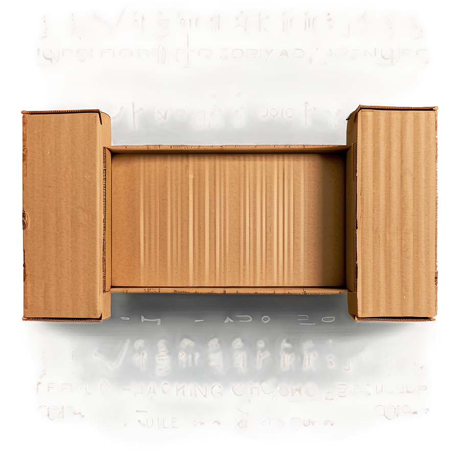 Open Cardboard Box Top View Png 05242024