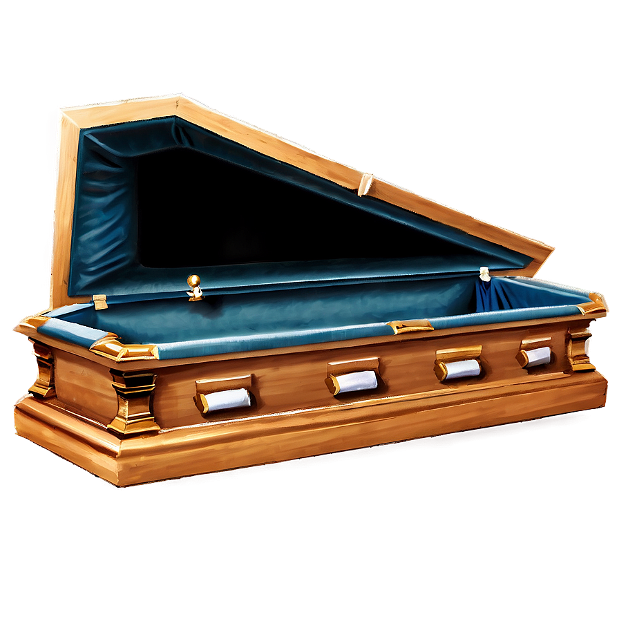 Open Coffin Illustration Png 06282024