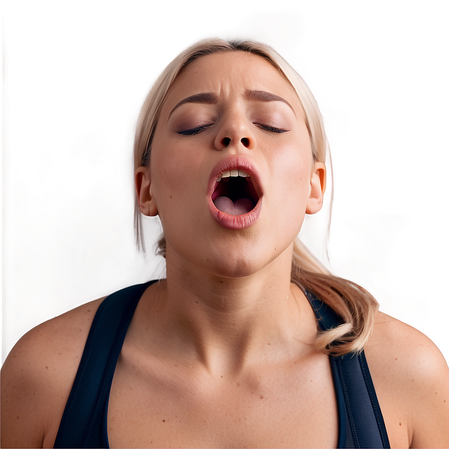 Open Mouth Breathing Heavy Png 06212024