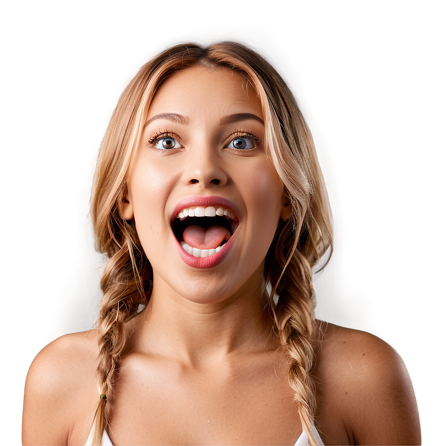 Open Mouth Smiling Wide Png Ctl