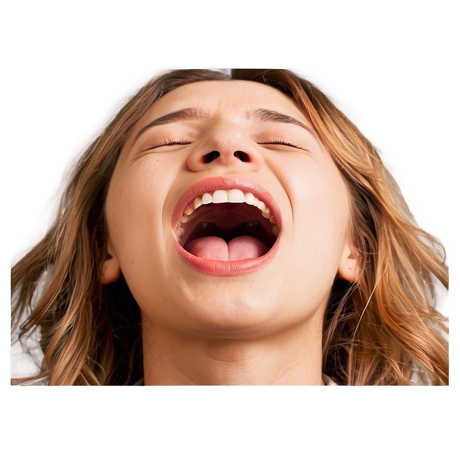 Open Mouth Tired Yawn Png 18