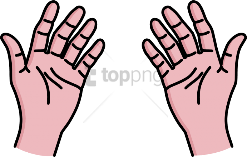 Open Palms Clipart