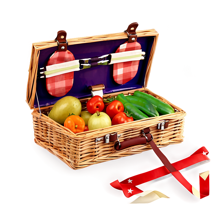 Open Picnic Basket Png Wer