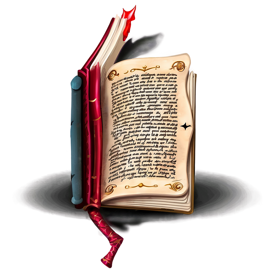 Open Spell Book Png 05232024