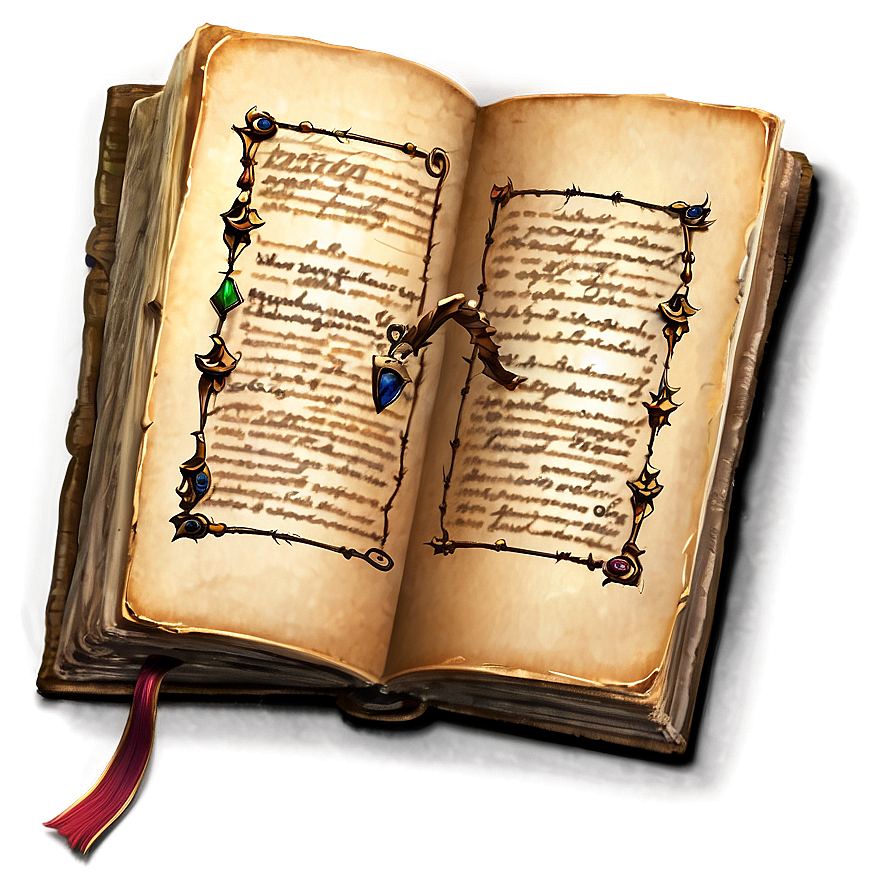 Open Spell Book Png Byy51