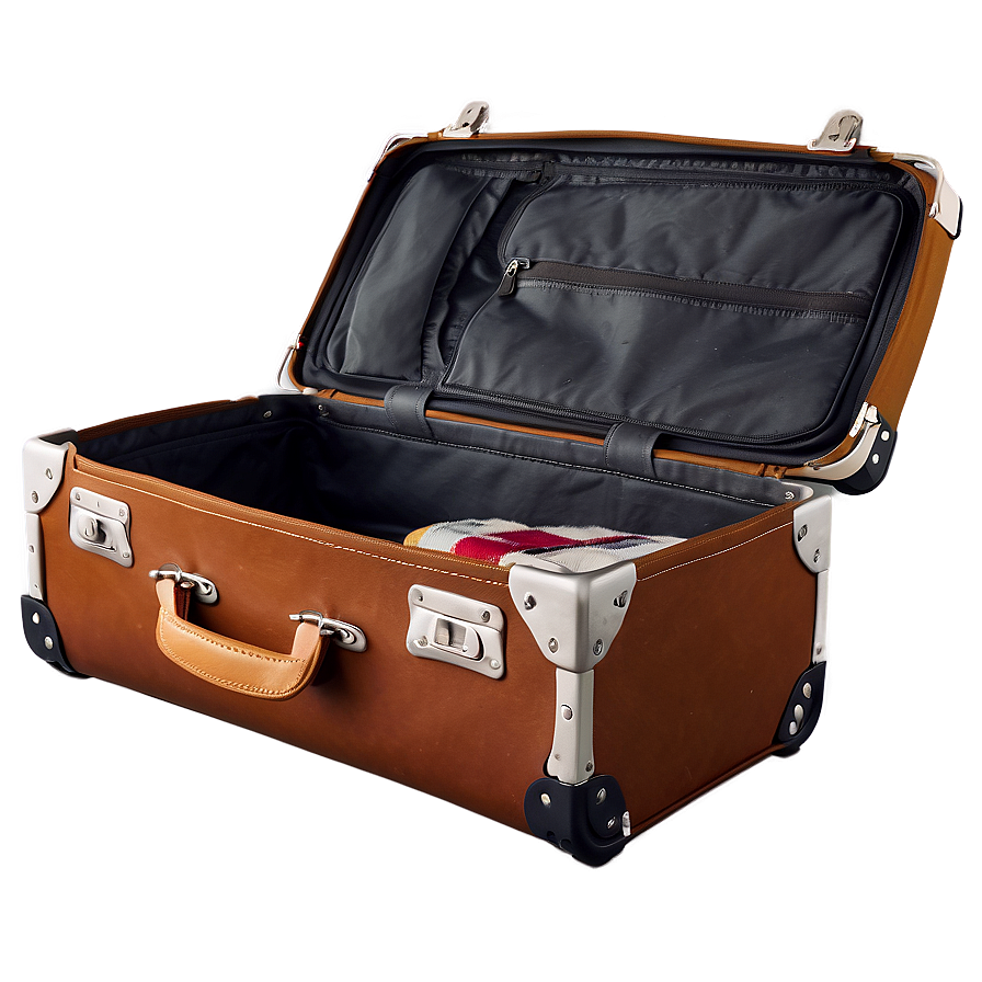 Open Suitcase For Camping Png Qkt89