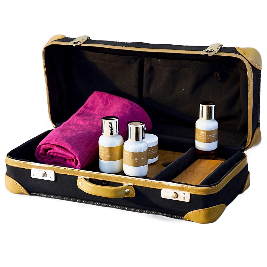 Open Suitcase For Spa Retreat Png 06212024