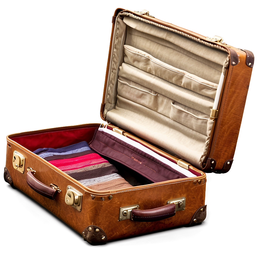 Open Suitcase Png 06112024