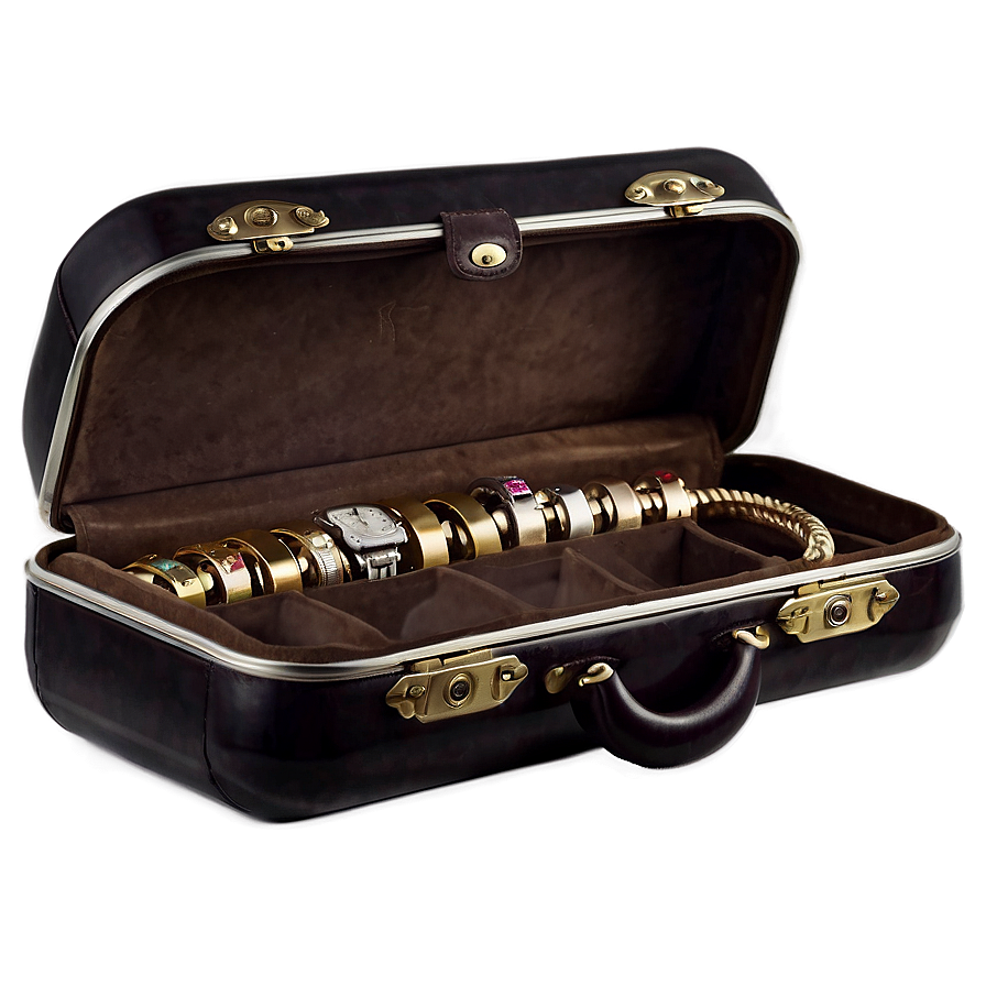 Open Suitcase With Jewellery Png 06212024