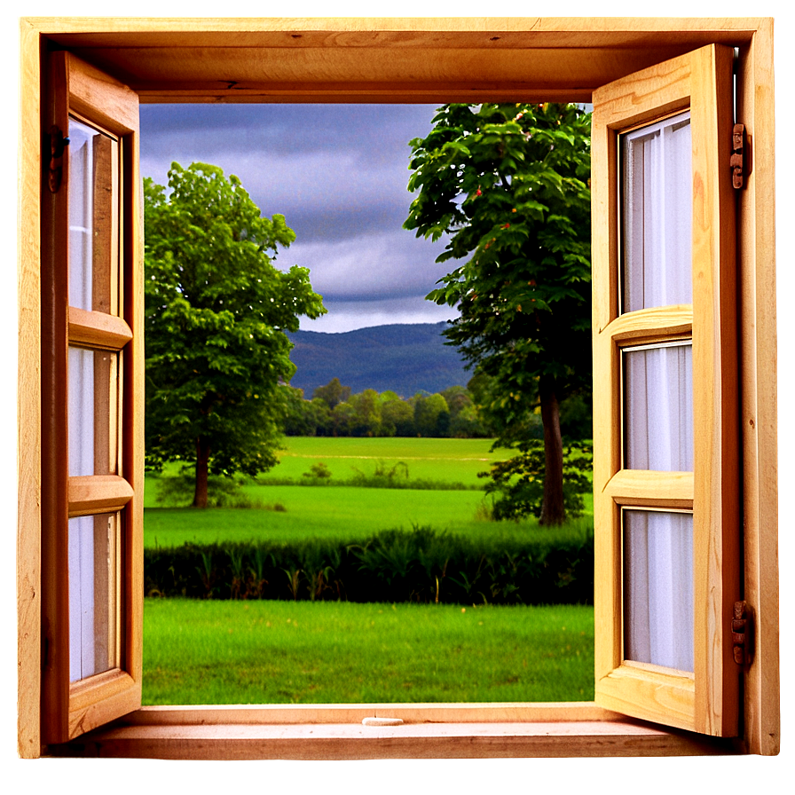 Open Window View Png 05042024