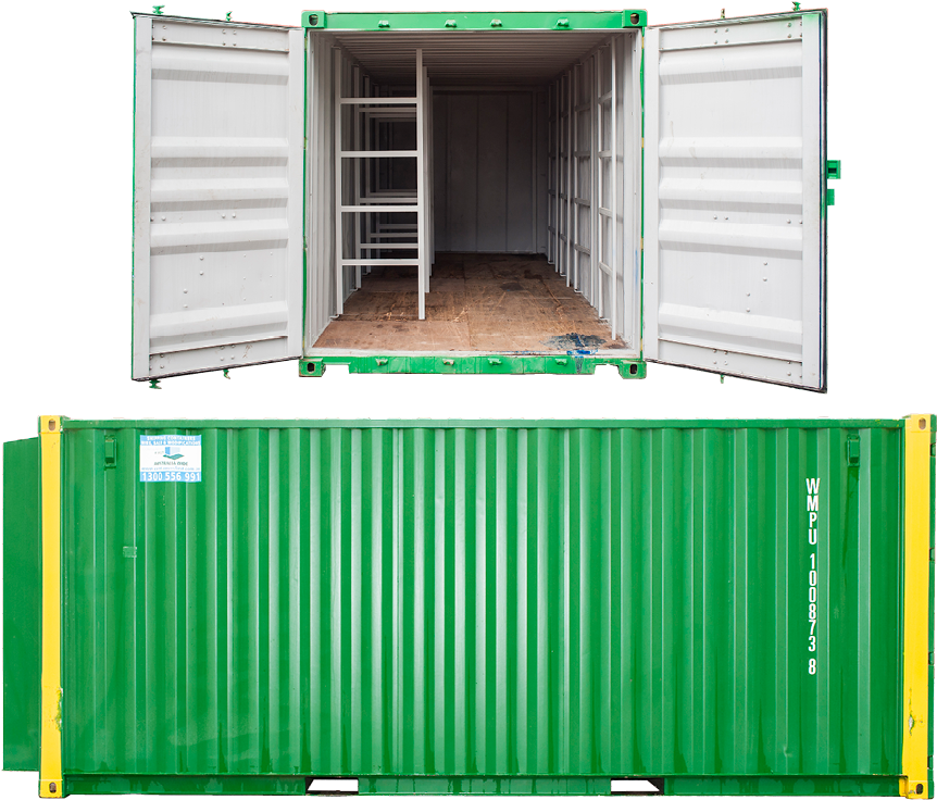 Openand Closed Shipping Containers