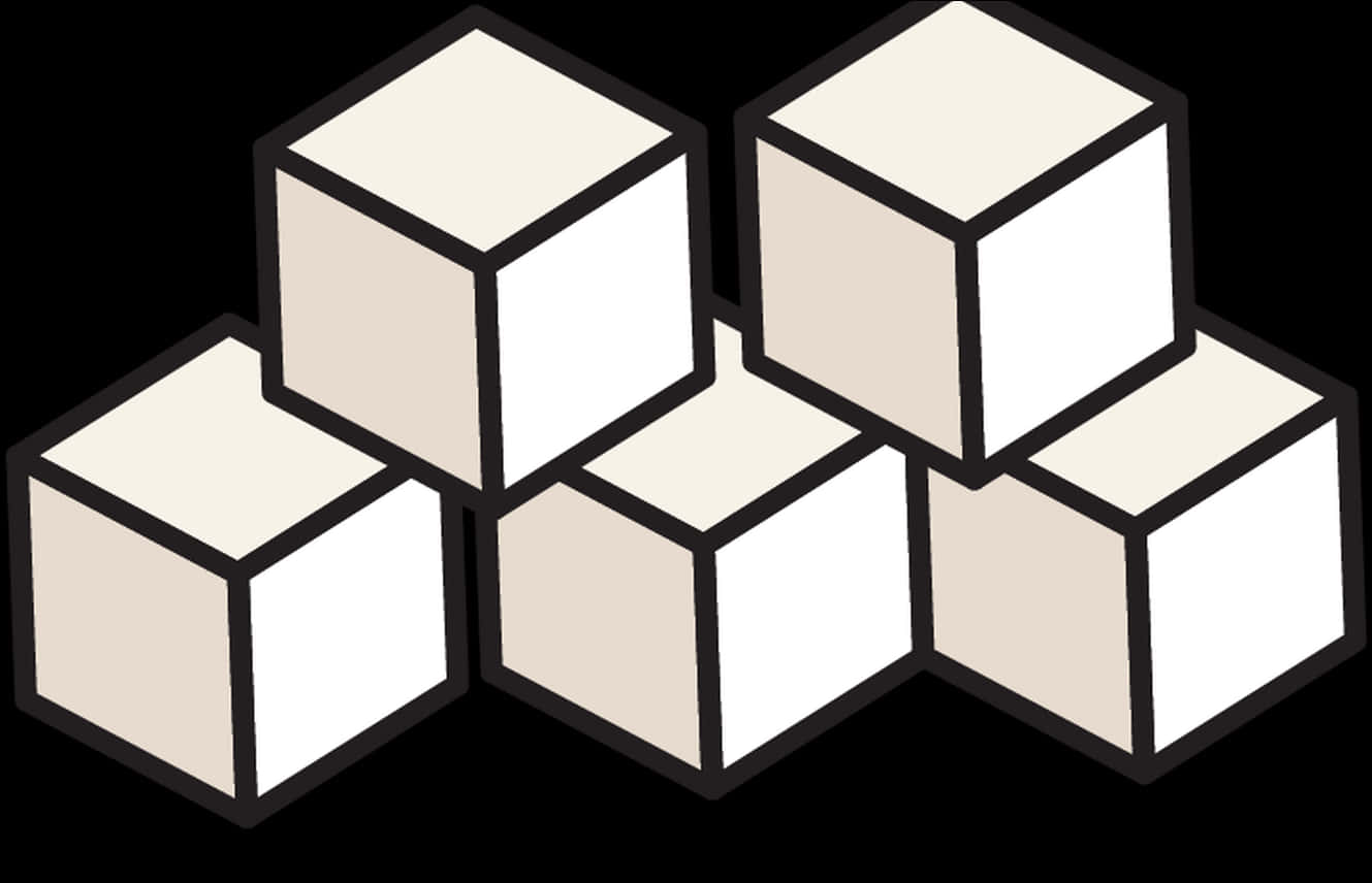 Optical Illusion Cubes Graphic