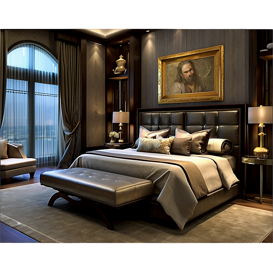 Opulent Master Bedroom Png 06252024