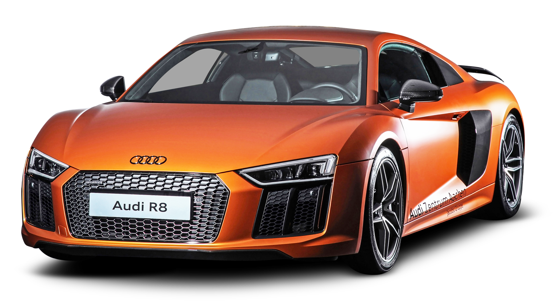 Orange Audi R8 Sports Car