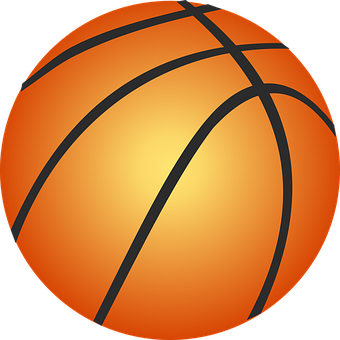 Orange Basketball Vector Illustration