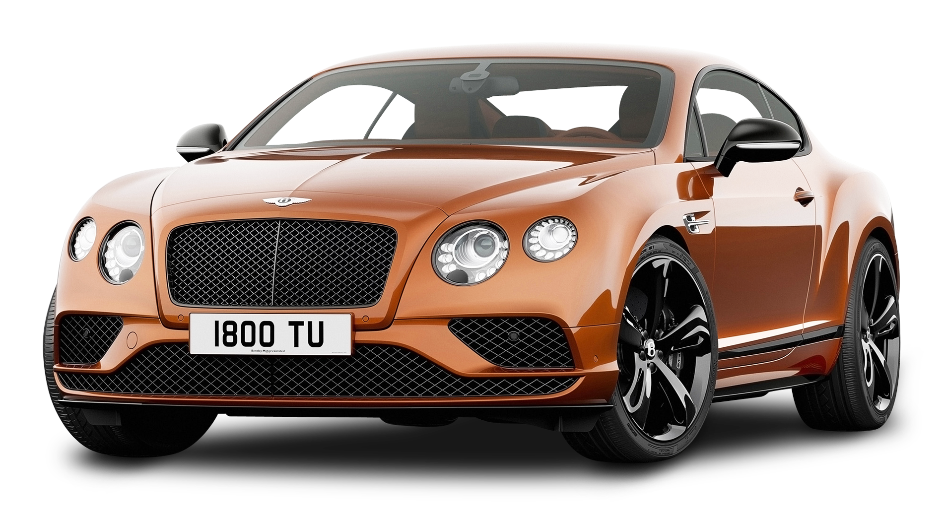 Orange Bentley Continental G T V8