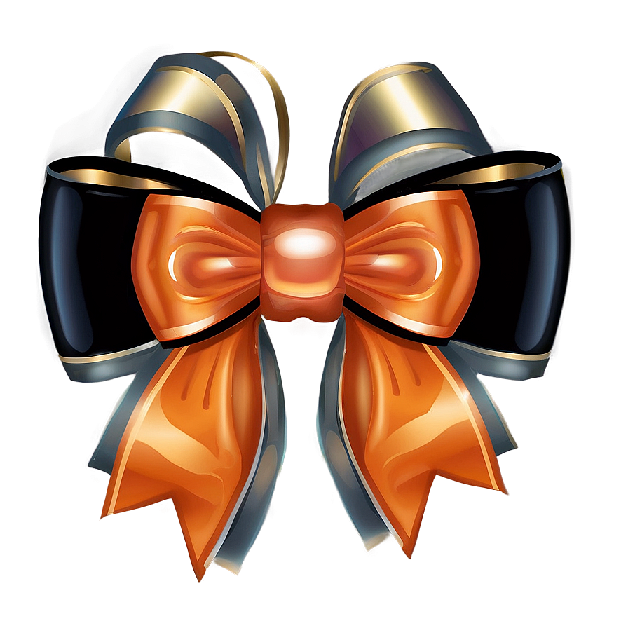 Orange Bow Clipart Png Qua