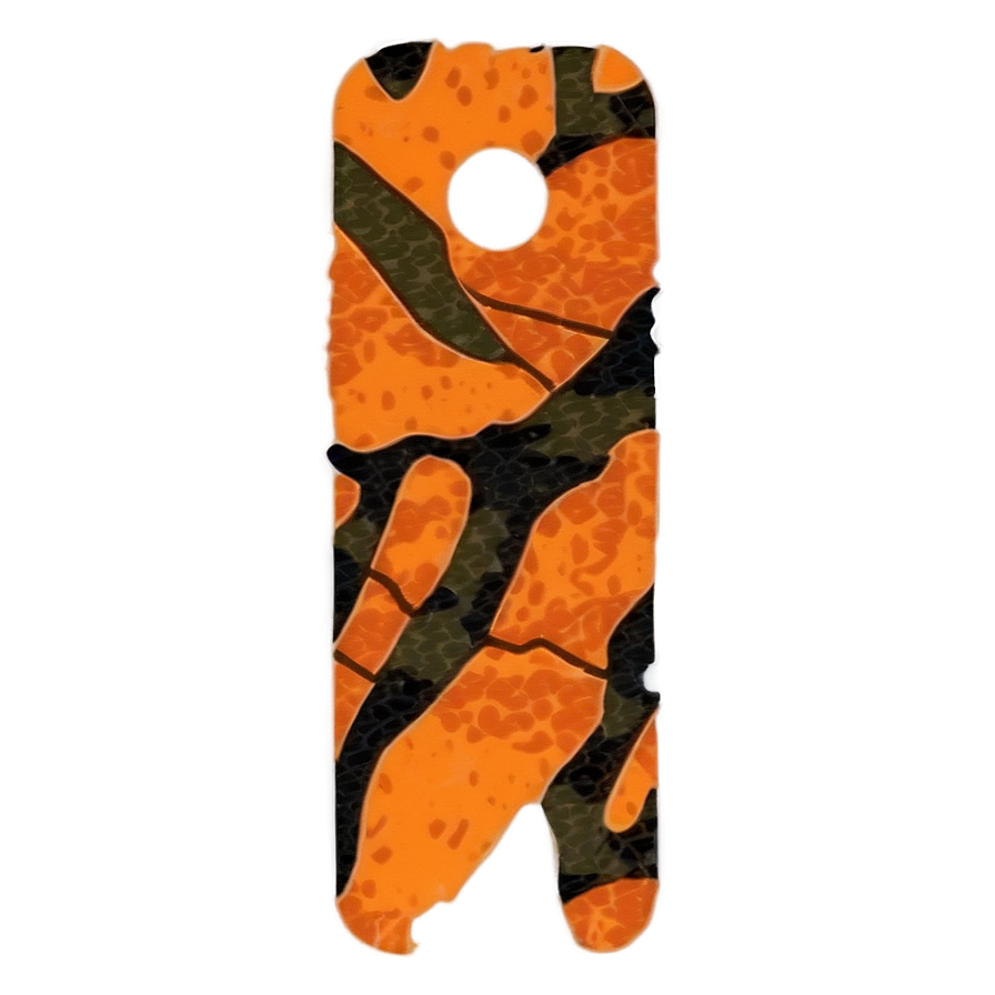 Orange Camo Design Png 05062024