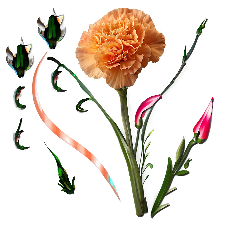 Orange Carnation Love Png Wix