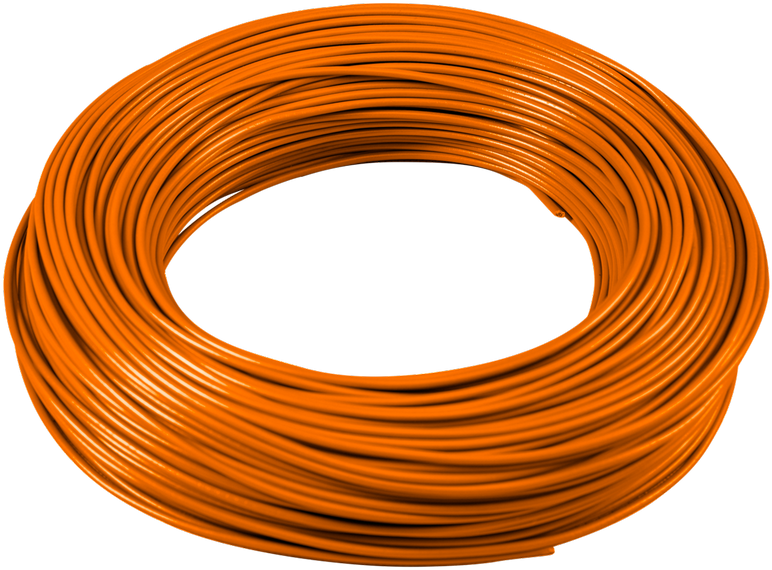 Orange Coiled Wire