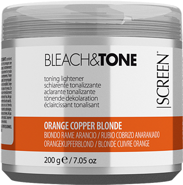 Orange Copper Blonde Hair Bleach Product