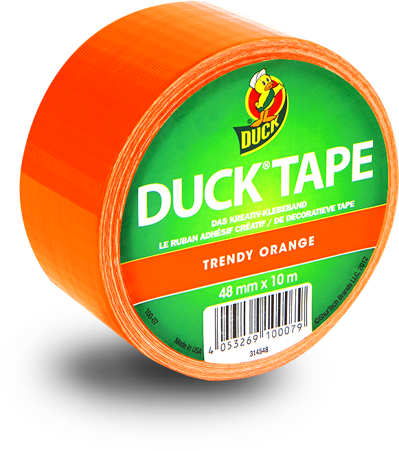 Orange Duck Tape Roll